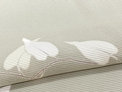 平和屋着物＊夏物　訪問着　絽　駒刺繍　枝草花文　銀彩　三越扱い　正絹　逸品　CABI3989xi