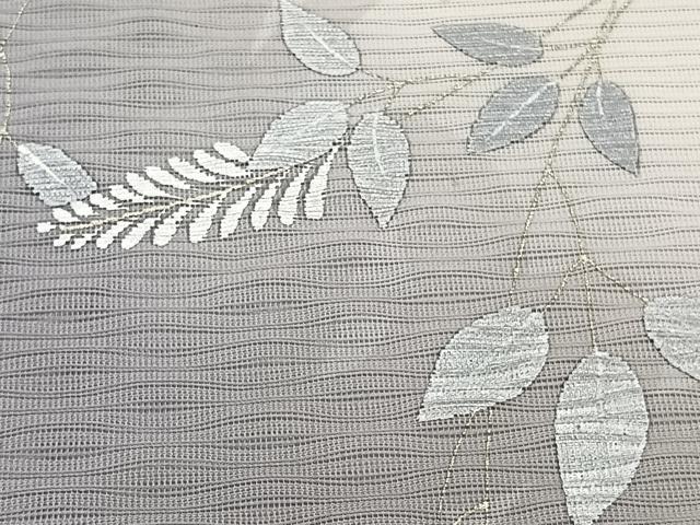平和屋着物＊夏物　訪問着　枝垂れ草花紋絽　暈し染め　金銀彩　正絹　逸品　CABI3992xi