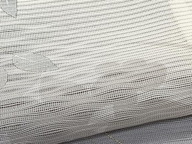 平和屋着物＊夏物　訪問着　枝垂れ草花紋絽　暈し染め　金銀彩　正絹　逸品　CABI3992xi