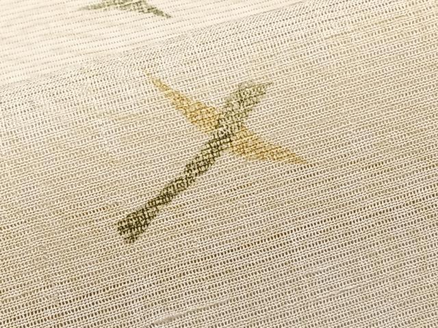 平和屋着物＊夏物　訪問着　絽　花鳥文　正絹　逸品　CABI3993xi