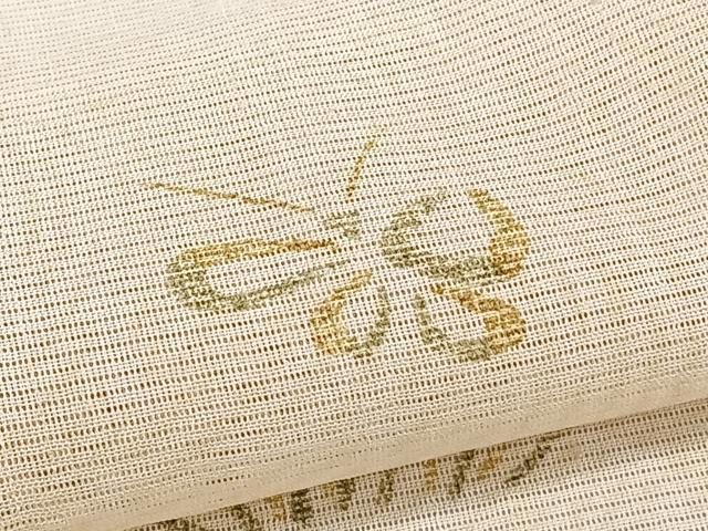 平和屋着物＊夏物　訪問着　絽　花鳥文　正絹　逸品　CABI3993xi