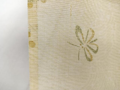 平和屋着物＊夏物　訪問着　絽　花鳥文　正絹　逸品　CABI3993xi