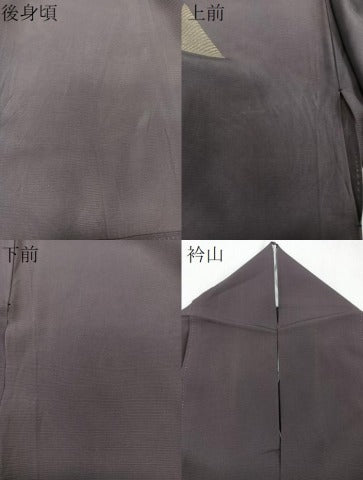 平和屋着物＊夏物　訪問着　絽　幾何学草花文　金彩　正絹　逸品　CABI3995xi