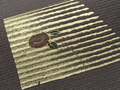 平和屋着物＊夏物　訪問着　絽　幾何学草花文　金彩　正絹　逸品　CABI3995xi