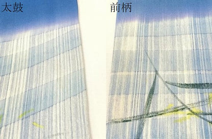 平和屋着物●虹色創家　本郷大田子　塩瀬　九寸名古屋帯　手描き　草花文　正絹　逸品　CABI4006vp