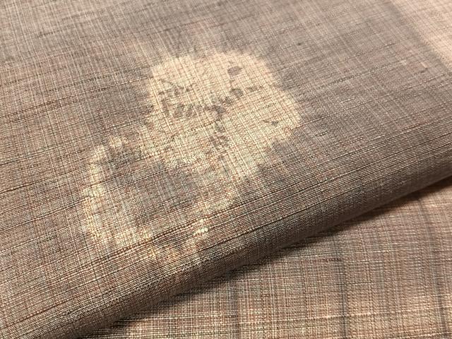 平和屋着物●全通柄　九寸名古屋帯　紬地　絞り　舞花間道　正絹　逸品　CABI4008vp
