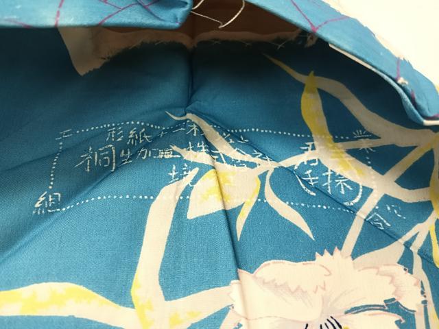 平和屋着物●アンティーク　大正ロマン　全通柄　九寸名古屋帯　手刺繍　草花文　金糸　正絹　逸品　CABI4011vp