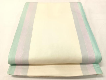 平和屋着物●両面　六通柄袋帯　舞桜　金銀糸　正絹　逸品　CABI4026vp