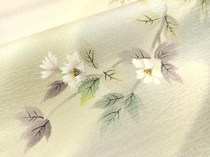 平和屋着物●太鼓柄袋帯　手描き　枝花文　正絹　逸品　CABI4028vp