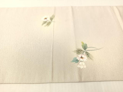 平和屋着物●太鼓柄袋帯　手描き　枝花文　正絹　逸品　CABI4028vp