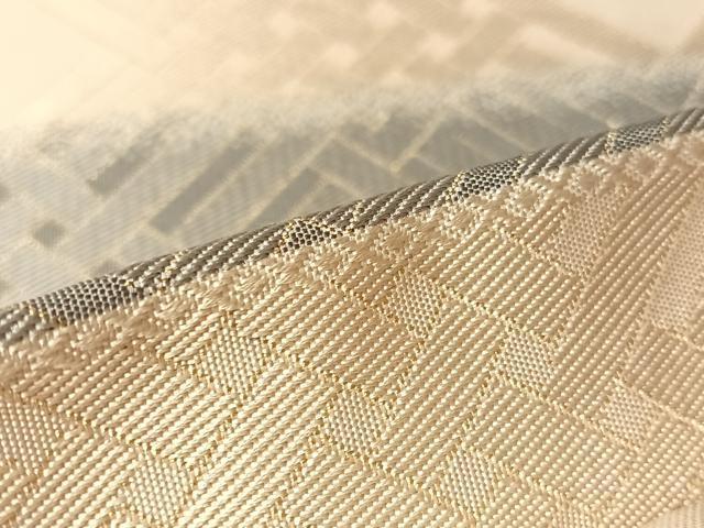 平和屋着物●織楽浅野　全通柄袋帯　網目文　金糸　正絹　逸品　CABI4050vp