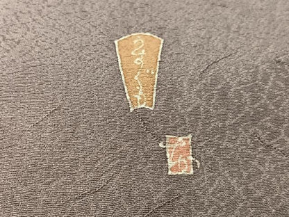 平和屋着物●友禅作家　東矢千嘉子　太鼓柄袋帯　うすぐも　松　楽器　正絹　逸品　未使用　CABI4060vp