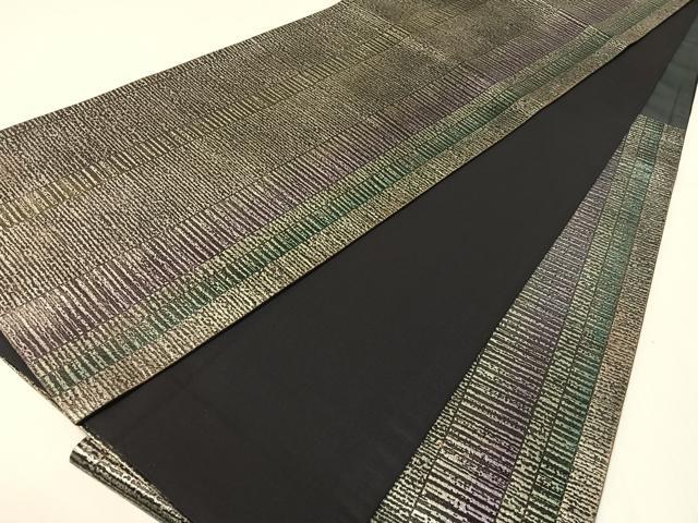 平和屋着物●六通柄袋帯　金唐革　霞間道　正絹　逸品　CABI4071vp
