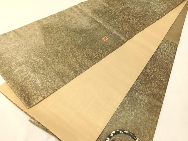 平和屋着物●螺鈿作家　藤本隆士　太鼓柄袋帯　瓢箪　金銀彩　引箔　正絹　逸品　CABI4085vp