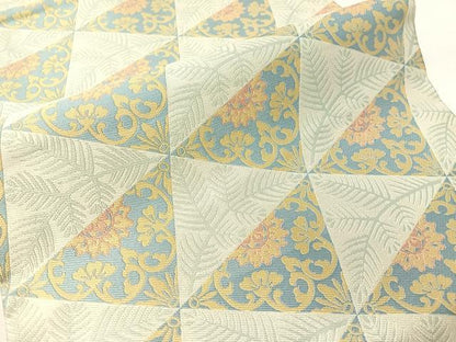 平和屋着物●西陣最高峰・北尾織物匠　しづはた　九寸開き名古屋帯　花唐草文　正絹　逸品　CABI4090vp