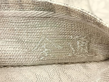 平和屋着物▽西陣　吉村織物謹製　両面　全通柄袋帯　スリーシーズン　春夏秋　櫛織　桃皮染　横段文　金銀糸　正絹　逸品　CABI4107vp