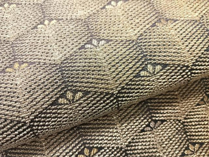 平和屋着物●つけ帯　金華山織　松葉亀甲文　正絹　逸品　CABI4133vp