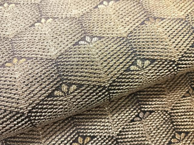 平和屋着物●つけ帯　金華山織　松葉亀甲文　正絹　逸品　CABI4133vp