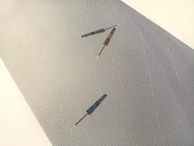 平和屋着物●太鼓柄袋帯　作家物　紙芸　番傘　正絹　逸品　CABI4156vp