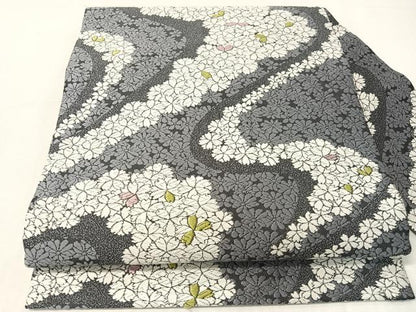 平和屋着物●九寸名古屋帯　唐織　舞桜　正絹　逸品　CABI4168vp