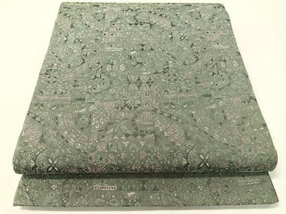 平和屋着物●全通柄袋帯　花唐草吉祥文　正絹　逸品　CABI4178vp