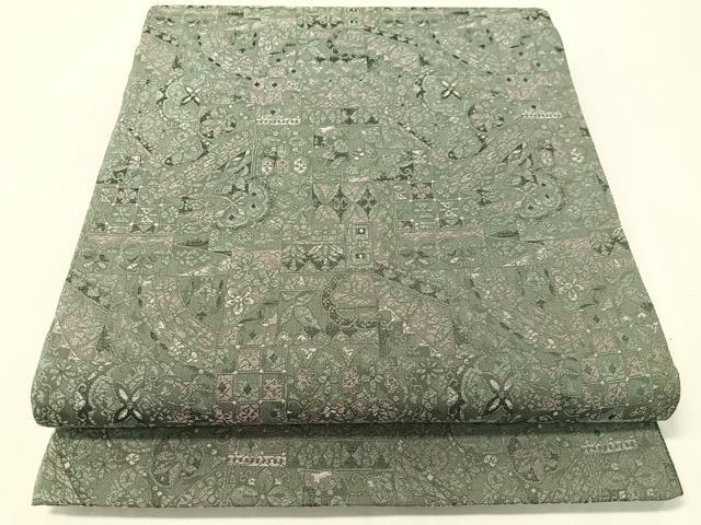 平和屋着物●全通柄袋帯　花唐草吉祥文　正絹　逸品　CABI4178vp