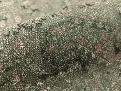 平和屋着物●全通柄袋帯　花唐草吉祥文　正絹　逸品　CABI4178vp