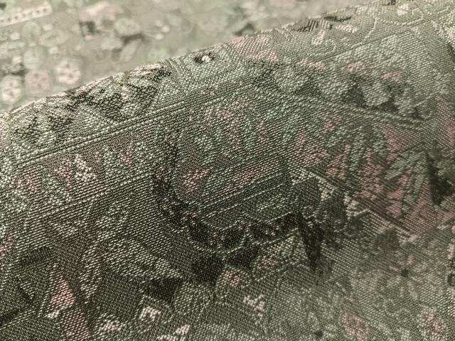 平和屋着物●全通柄袋帯　花唐草吉祥文　正絹　逸品　CABI4178vp