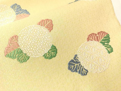 平和屋着物●全通柄袋帯　唐織　万寿菊　ますいわ屋扱い　正絹　逸品　未使用　CABI4182vp