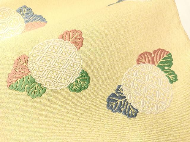 平和屋着物●全通柄袋帯　唐織　万寿菊　ますいわ屋扱い　正絹　逸品　未使用　CABI4182vp