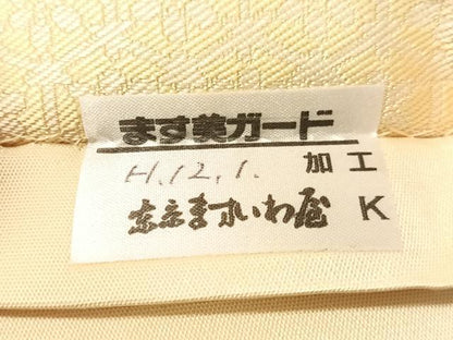 平和屋着物●全通柄袋帯　唐織　万寿菊　ますいわ屋扱い　正絹　逸品　未使用　CABI4182vp