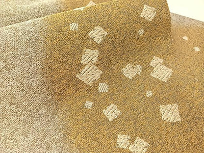 平和屋着物●九寸名古屋帯　箔散らし　金糸　やまと誂製　正絹　逸品　未使用　CABI4188vp