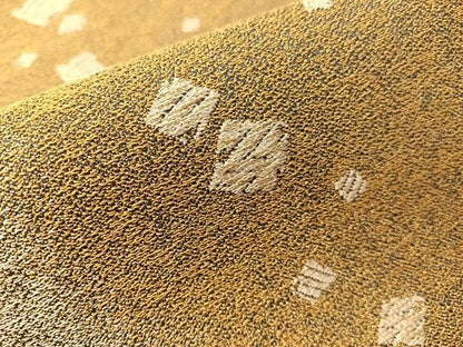 平和屋着物●九寸名古屋帯　箔散らし　金糸　やまと誂製　正絹　逸品　未使用　CABI4188vp