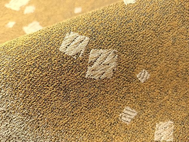 平和屋着物●九寸名古屋帯　箔散らし　金糸　やまと誂製　正絹　逸品　未使用　CABI4188vp