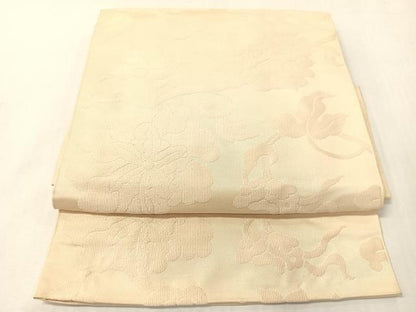 平和屋着物●つけ帯　更紗唐草文　肌色　正絹　逸品　CABI4200vp