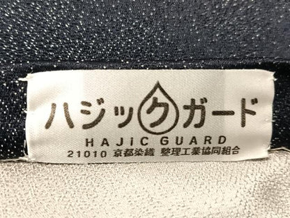 平和屋着物●京都の名門ブランド　銀花仙　太鼓柄袋帯　胡蝶蘭　銀通し地　正絹　逸品　未使用　CABI4202vp