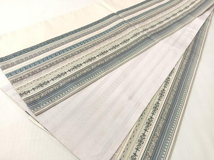 平和屋着物●本場筑前博多織　両面　全通柄京袋帯　花間道　正絹　逸品　CABI4203vp