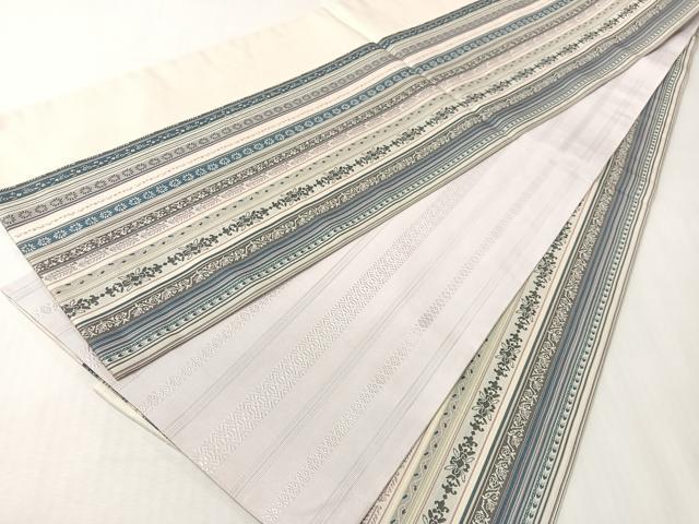 平和屋着物●本場筑前博多織　両面　全通柄京袋帯　花間道　正絹　逸品　CABI4203vp