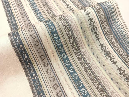 平和屋着物●本場筑前博多織　両面　全通柄京袋帯　花間道　正絹　逸品　CABI4203vp