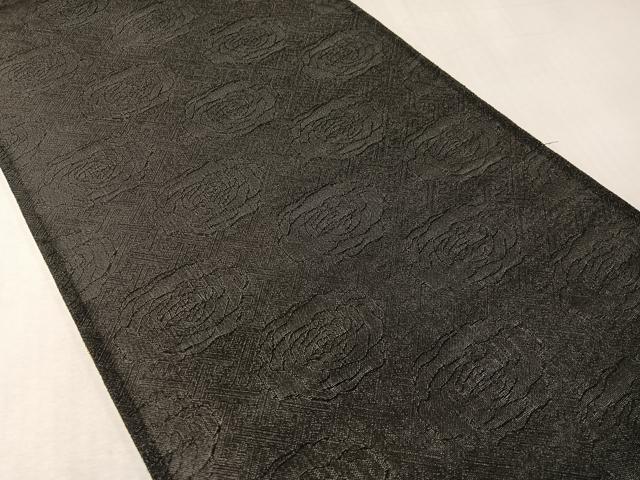 平和屋着物▽染色作家　草野一騎　全通柄袋帯　スリーシーズン　春夏秋　櫛織　変わり市松文様　金銀糸　正絹　逸品　CABI4244vp
