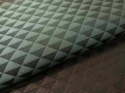 平和屋着物●両面　六通柄袋帯　紙布　霞文　金彩　正絹　逸品　CABI4253vp