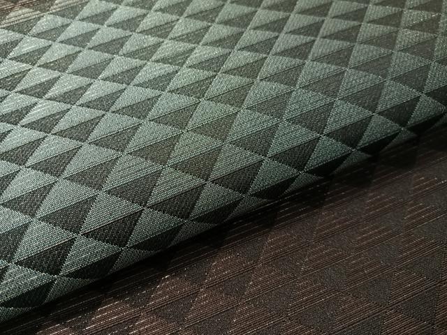 平和屋着物●両面　六通柄袋帯　紙布　霞文　金彩　正絹　逸品　CABI4253vp
