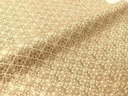 平和屋着物●本場筑前博多織　八寸名古屋帯　幾何学柄　正絹　逸品　CABI4271vp