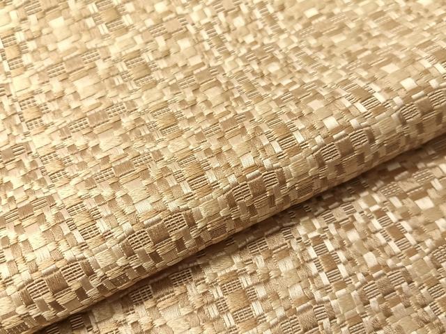 平和屋着物●本場筑前博多織　八寸名古屋帯　幾何学柄　正絹　逸品　CABI4271vp