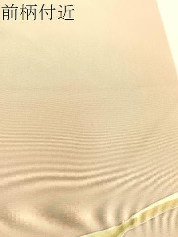 平和屋着物●手描友禅女流作家　一色生子　塩瀬　九寸名古屋帯　芒文　正絹　逸品　CABI4283vp