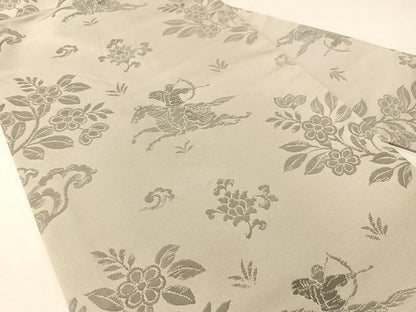 平和屋着物●九寸名古屋帯　狩猟文　正絹　逸品　CABI4287vp