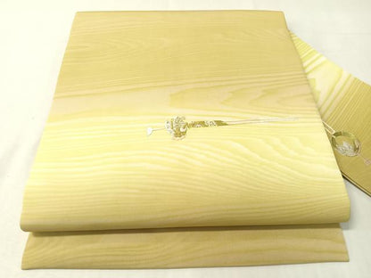 平和屋着物●東京友禅　木下冬彦　塩瀬　九寸名古屋帯　総刺繍　簪　金糸　正絹　逸品　CABI4289vp