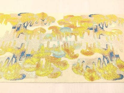 平和屋着物●龍村平蔵製　六通柄　本袋帯　松籟錦　金銀糸　正絹　逸品　CABI4310vp