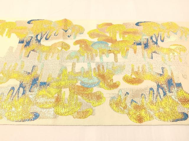 平和屋着物●龍村平蔵製　六通柄　本袋帯　松籟錦　金銀糸　正絹　逸品　CABI4310vp