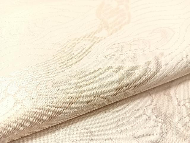 平和屋着物●六通柄　本袋帯　雲龍　銀糸　正絹　逸品　CABI4314vp
